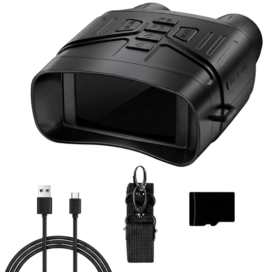 4K Digital Night Vision Goggles with 3" Screen and 5000mAh Battery