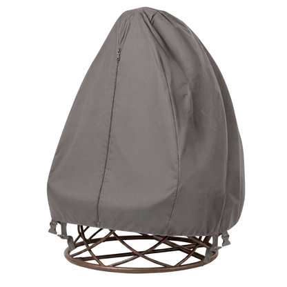 75 x 45 Inches Outdoor Egg Chair Cover with PVC Coated Fabric