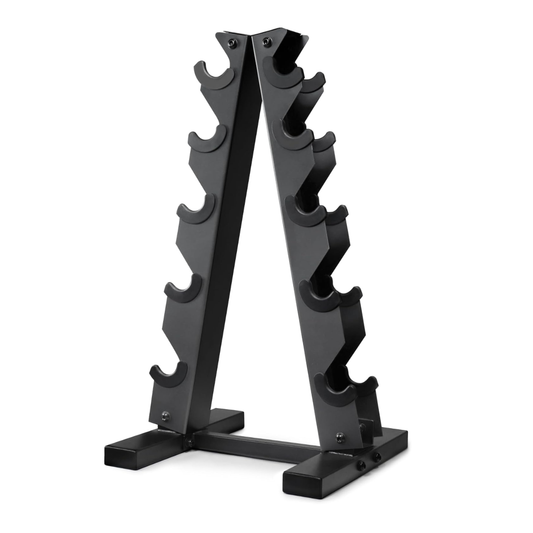 A Frame Dumbbell Rack for Compact Home Gym Storage