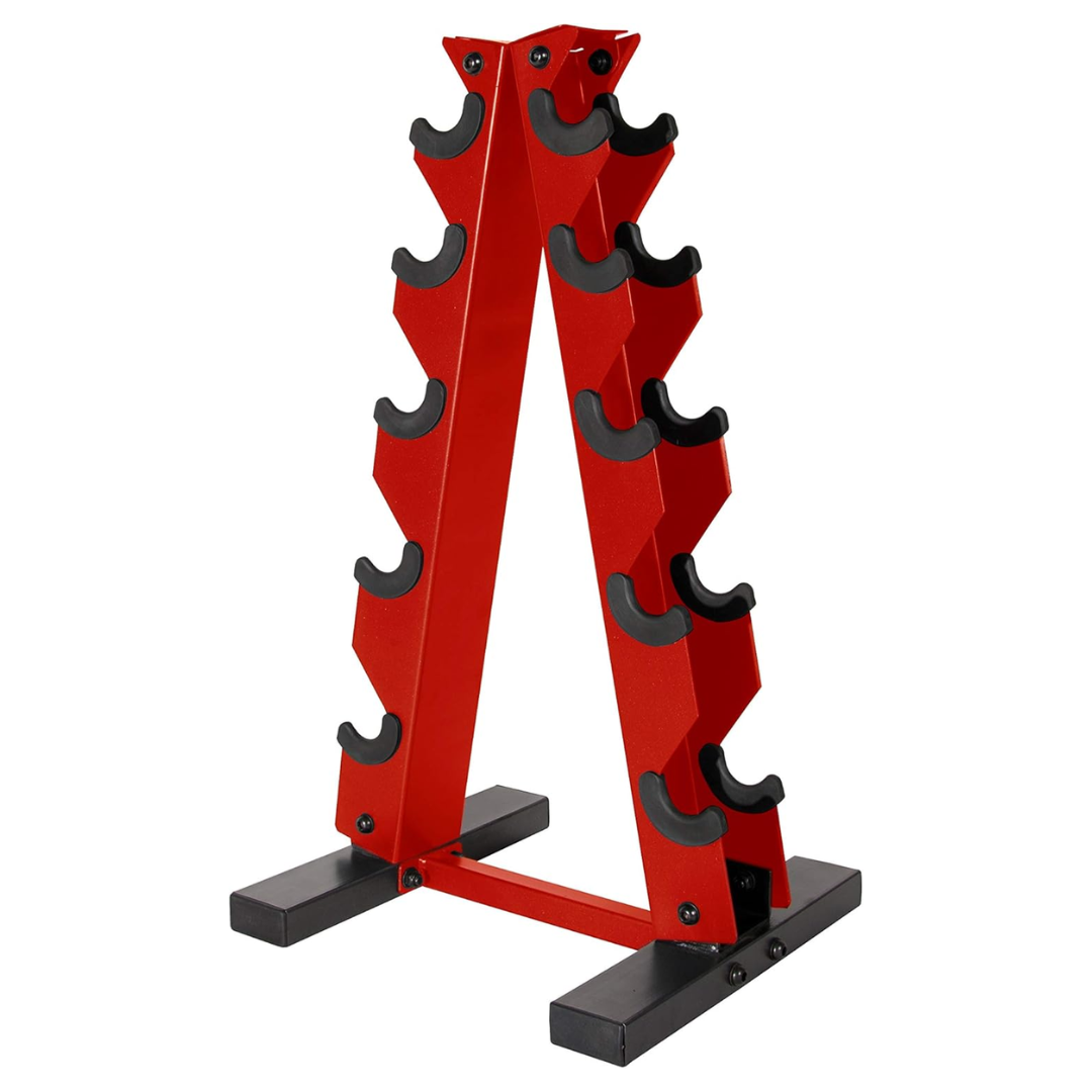 A Frame Dumbbell Rack for Compact Home Gym Storage