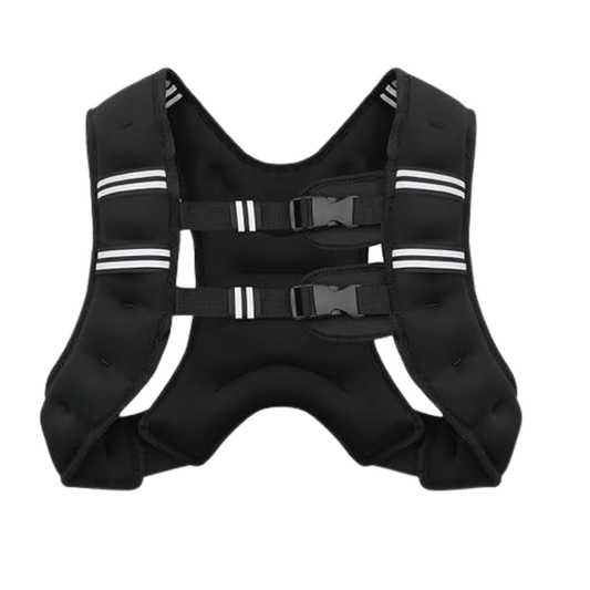 Adjustable Weighted Training Vest with Reflective Straps