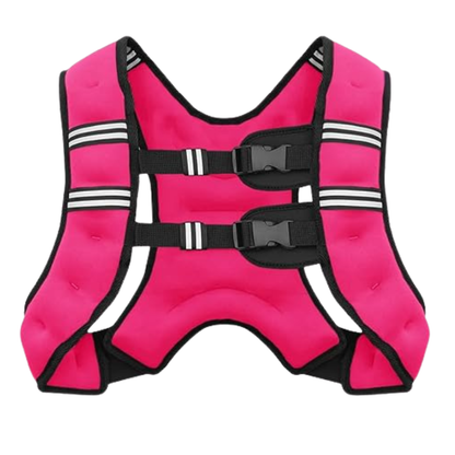 Adjustable Weighted Training Vest with Reflective Straps