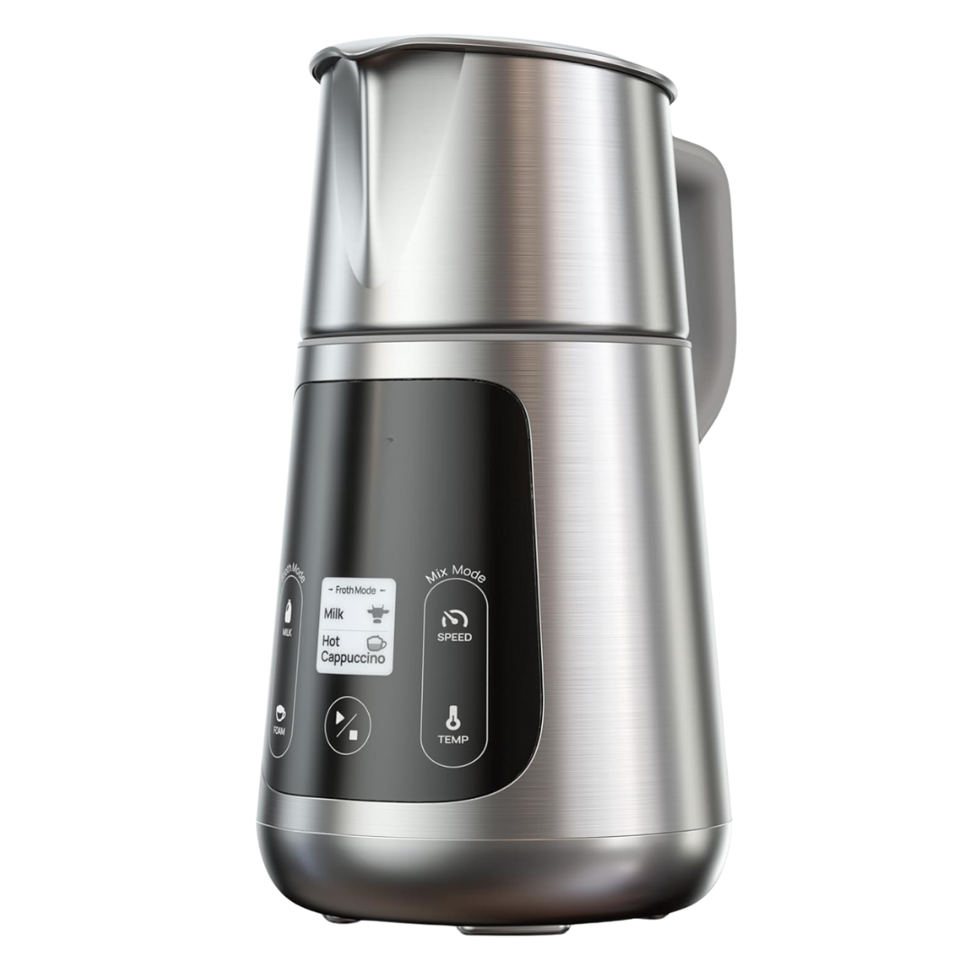 Advanced Electric Milk Frother with Frothing Tech & Fine Microfoam