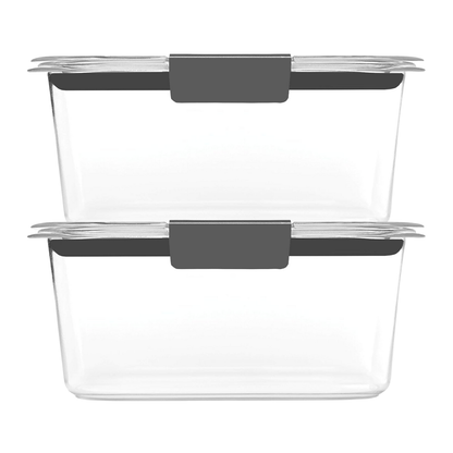 Airtight Food Storage Containers, Leak-Resistant Stackable Set