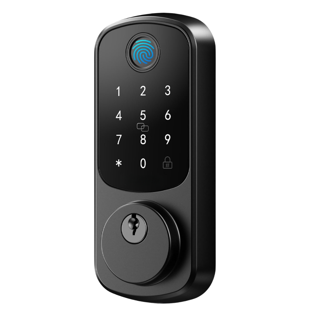 Biometric Fingerprint Door Lock with App Control and Key Access