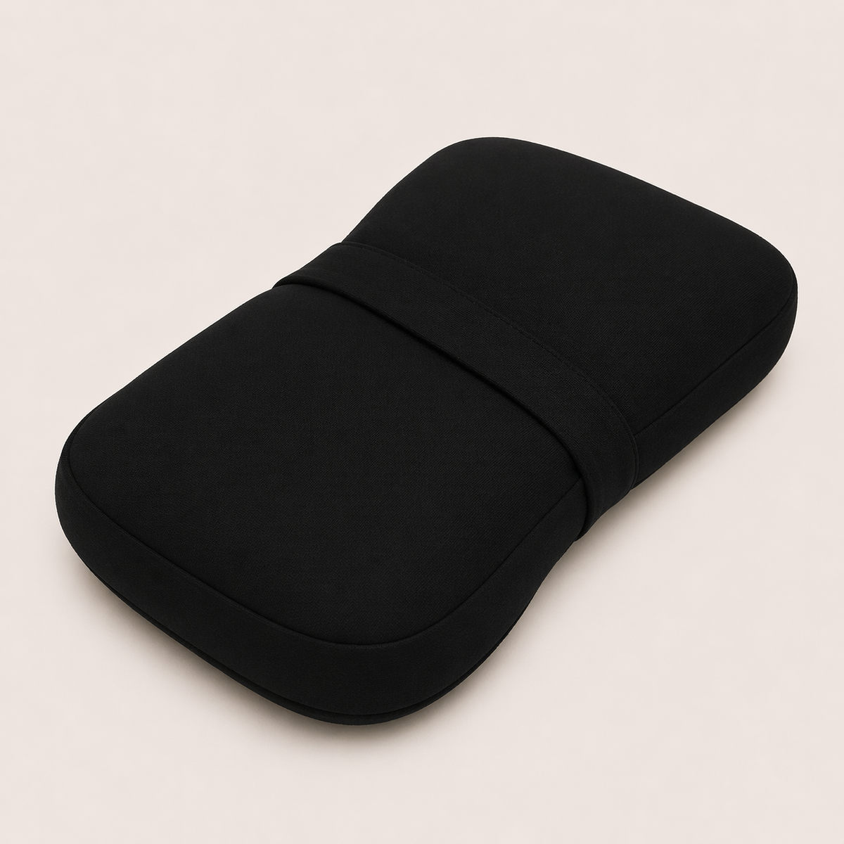 Quiet Side Sleep Pillow-Huggleo-Black-