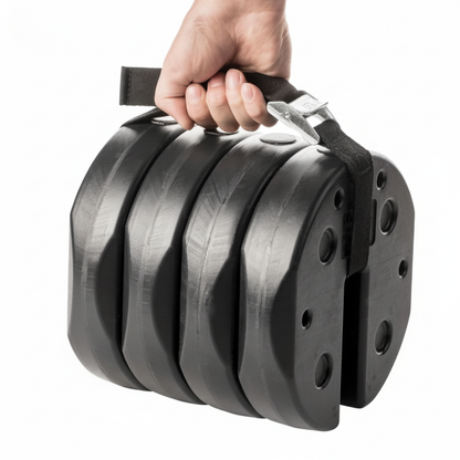 Canopy Weight Set with No Pinch Strap for Steady Ground Setup