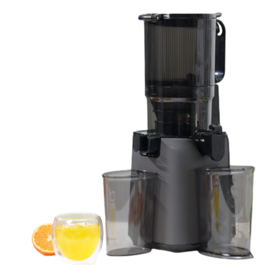 Cold Extraction Press Juicer with 5.4" Feed Chute and Dual Strainers