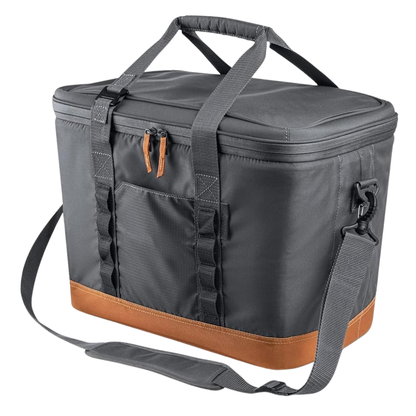 Collapsible Insulated Cooler Bag, Leak-Resistant Folding Cooler Tote