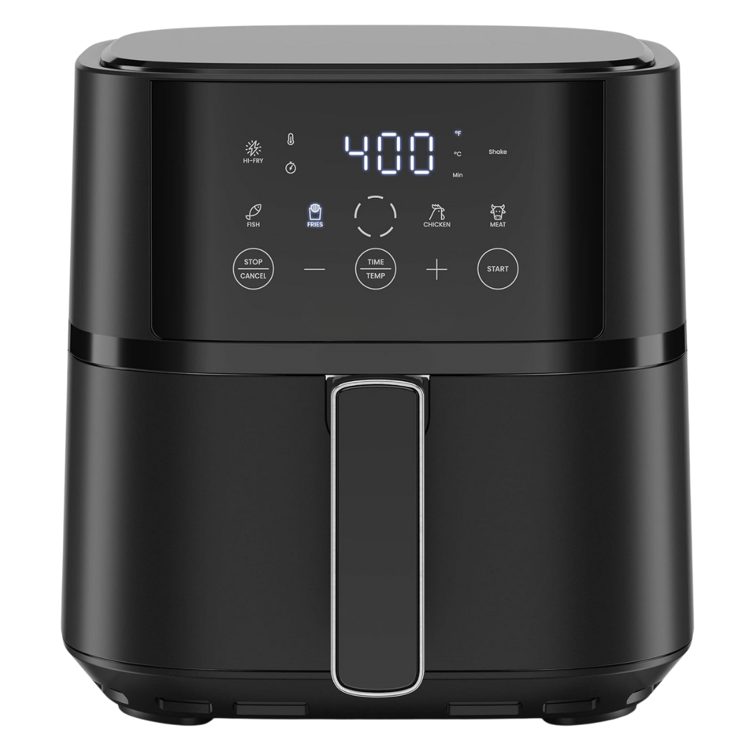 Compact 4QT Air Fryer with Hi-Fry Technology & Touchscreen Controls