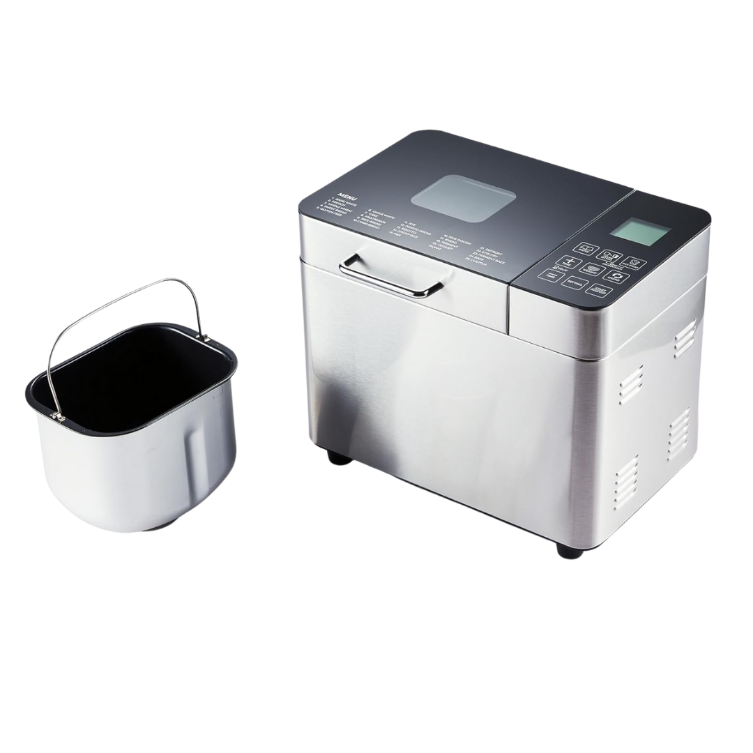 Digital Bread Maker with 24 Presets and 1 DIY Setting, 2 lbs Capacity