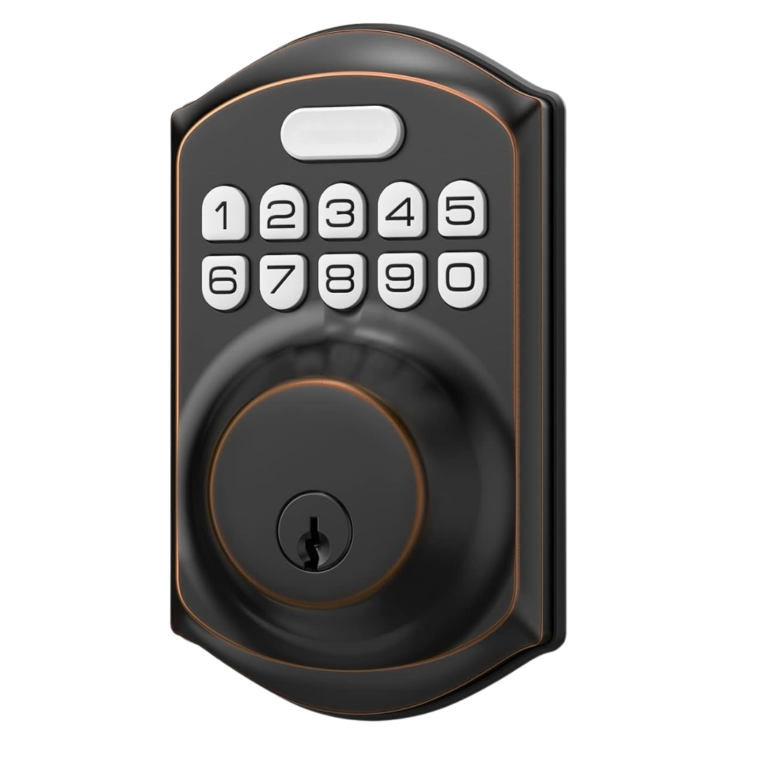 Digital Entry Smart Door Lock with Keypad, Auto-Lock Feature, 2 Keys
