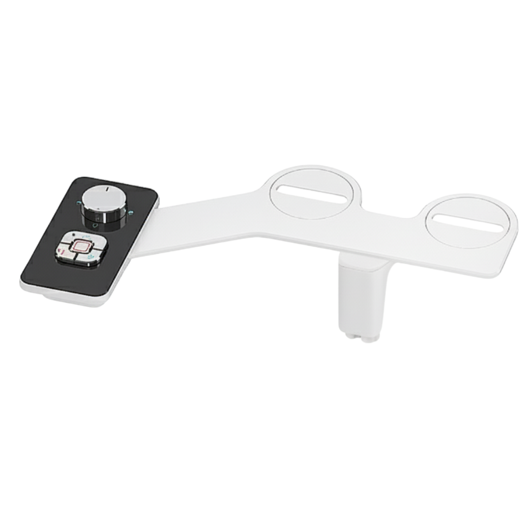 Dual Nozzle Toilet Bidet Attachment with Adjustable Water Pressure