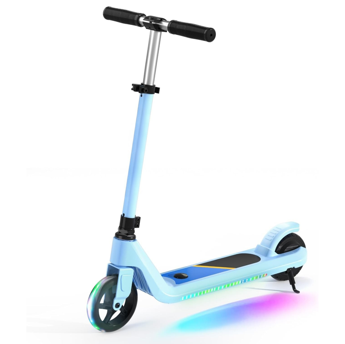 Electric Scooter for Kids 6–10 with LED Wheels & Adjustable Speed