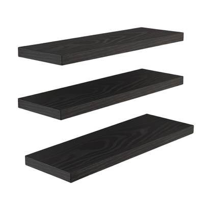 Floating Wall Shelves 3-Pack Wood Shelves for Home Organization