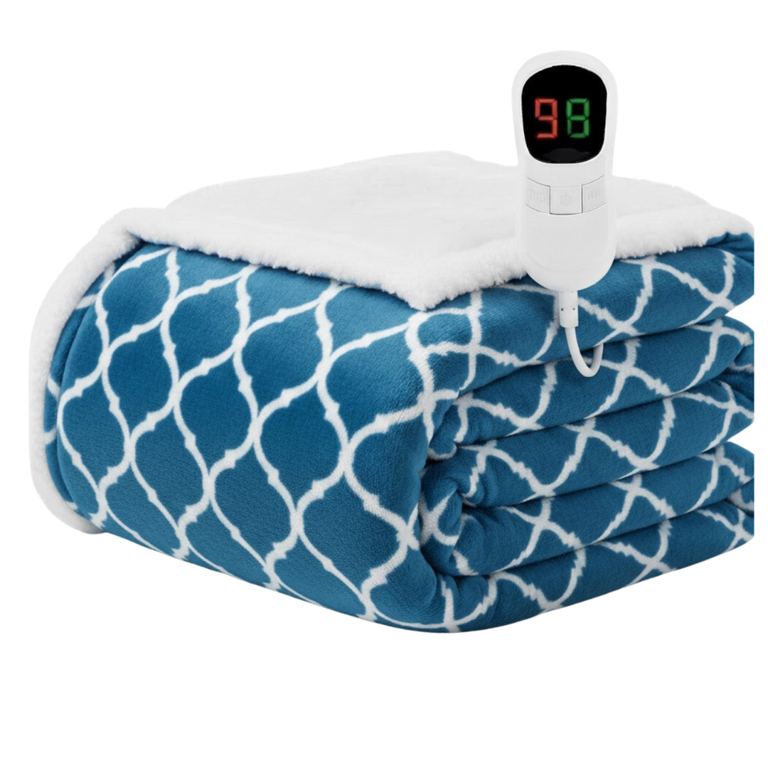 Full Size Heated Blanket with 10 Heat Levels and Auto Shut-Off