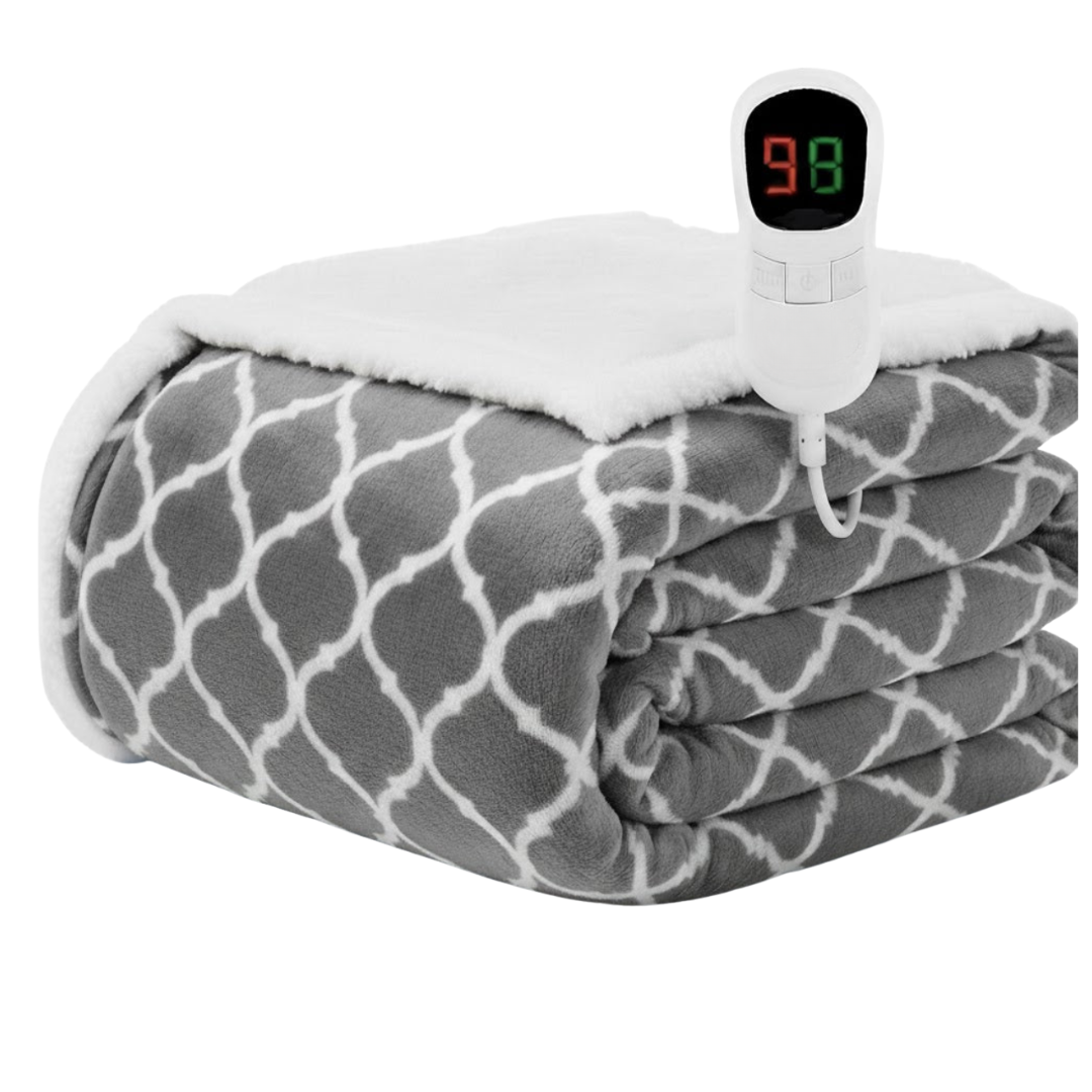 Full Size Heated Blanket with 10 Heat Levels and Auto Shut-Off