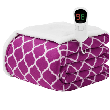 Full Size Heated Blanket with 10 Heat Levels and Auto Shut-Off
