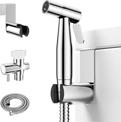 Handheld Toilet Bidet Sprayer with Adjustable Water Pressure Control
