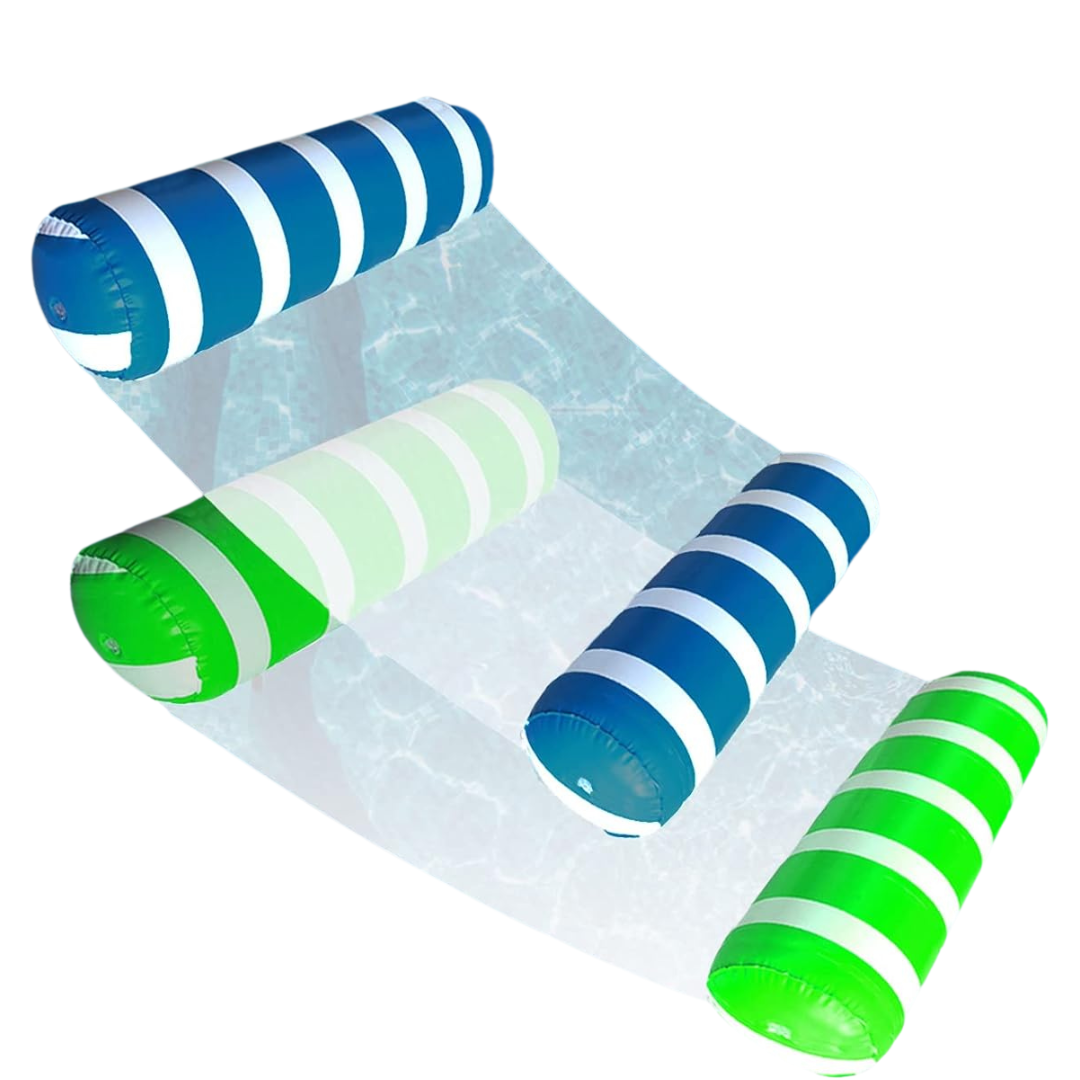 Inflatable Pool Float Hammock Lounge Chair Multi-Piece Set