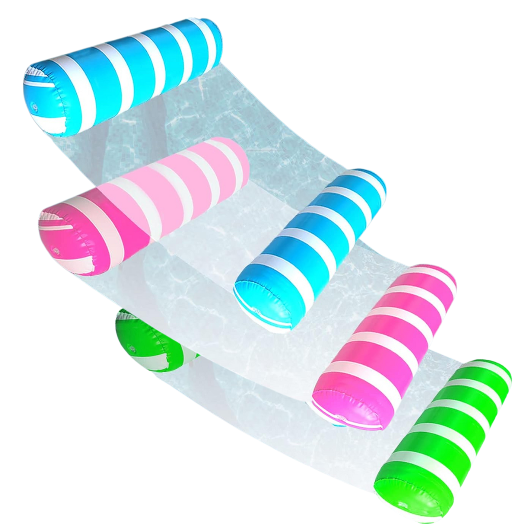 Inflatable Pool Float Hammock Lounge Chair Multi-Piece Set