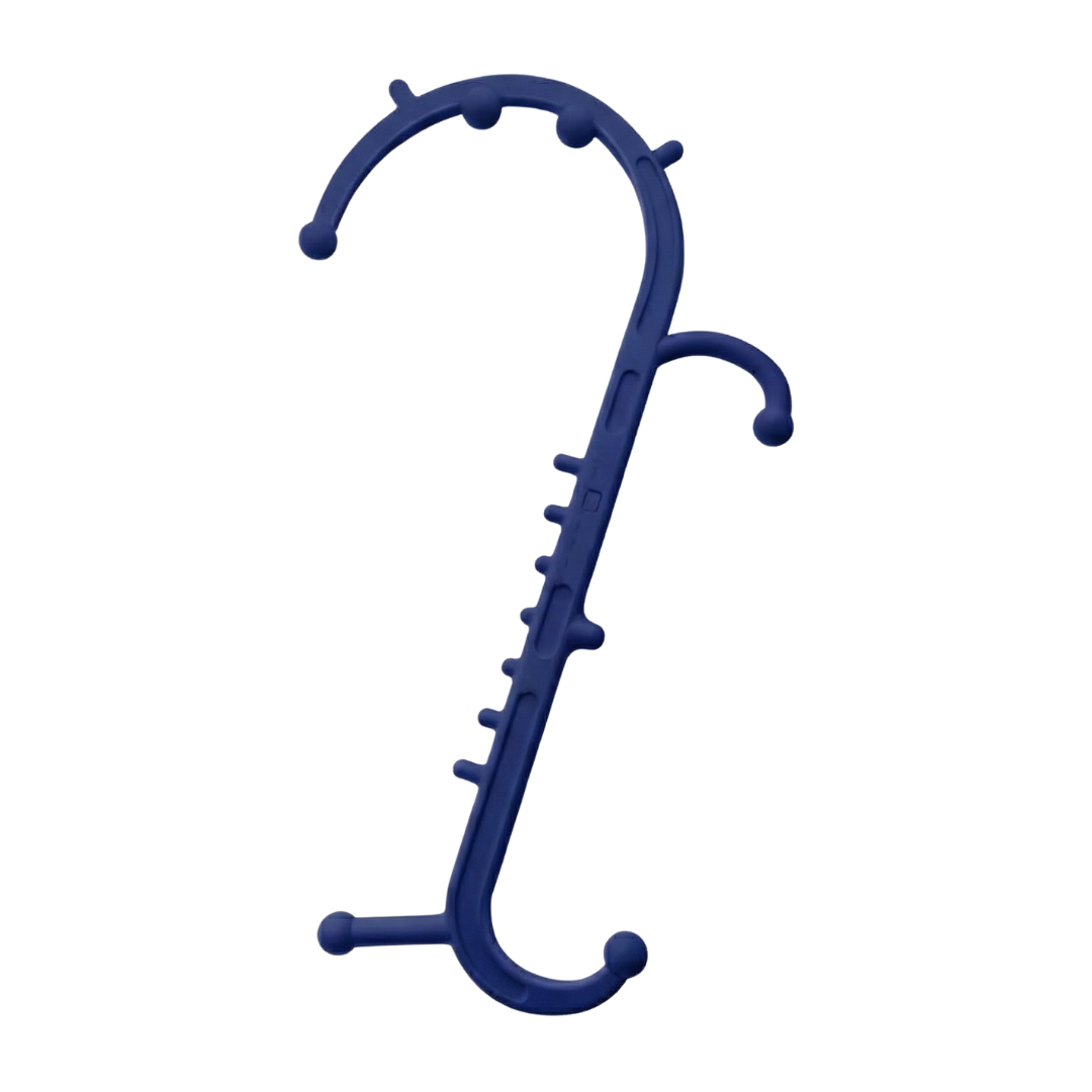 Manual Massage Dual Hook Stick with Multi-Node Pressure Points