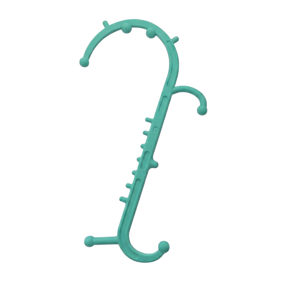 Manual Massage Dual Hook Stick with Multi-Node Pressure Points