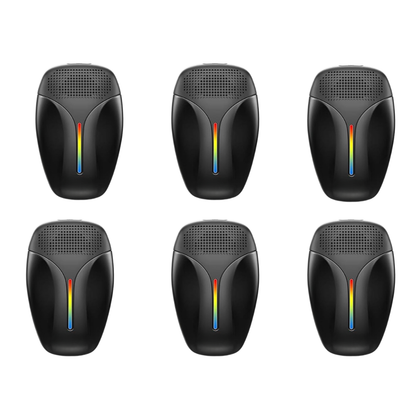 Plug-In Ultrasonic Pest Repellent 6 Pack with 20kHz–60kHz Outdoor Range