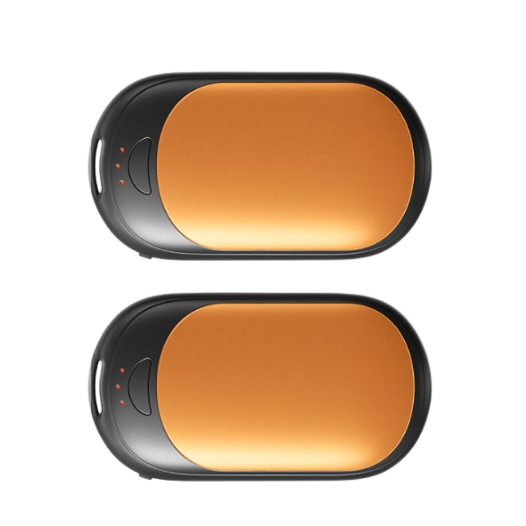 Rechargeable Aluminum Hand Warmer 2 Pack, USB-C, 3 Heat Mode