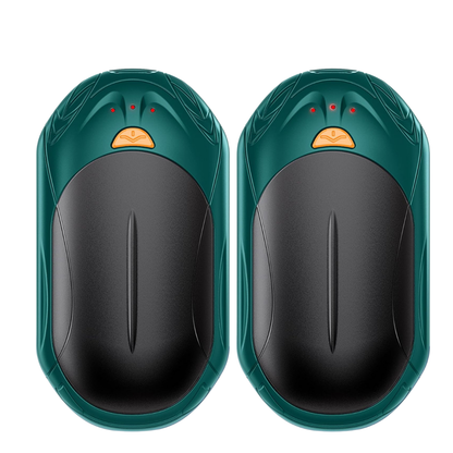 Rechargeable Two-Pack Hand Warmer Set with Adjustable Heat Levels