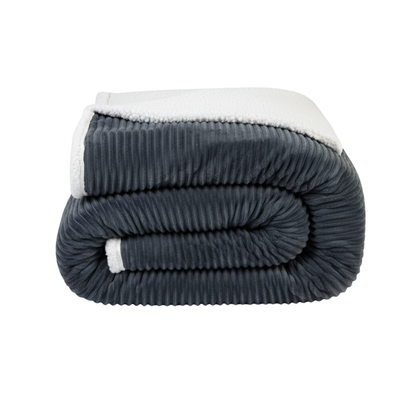 Sherpa Fleece Blanket – Soft Microfiber for Beds and Couches