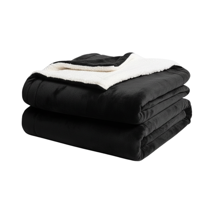 Sherpa Fleece Blanket – Soft Microfiber for Beds and Couches