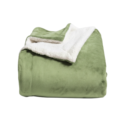 Sherpa Fleece Blanket – Soft Microfiber for Beds and Couches