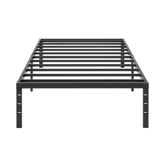 Steel Platform Bed Frame 18-Inch High with Underbed Storage Space