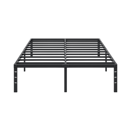 Steel Platform Bed Frame 18-Inch High with Underbed Storage Space