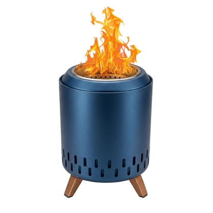 Tabletop Smokeless Fire Pit Stainless Steel Wood Pellet Burner