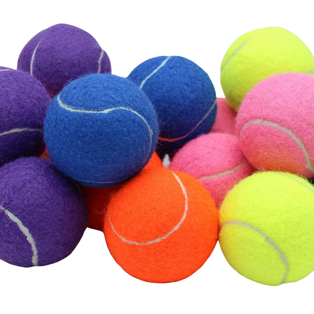 Training Tennis Balls 20-Pack with 2.58-Inch Diameter and Mesh Bag