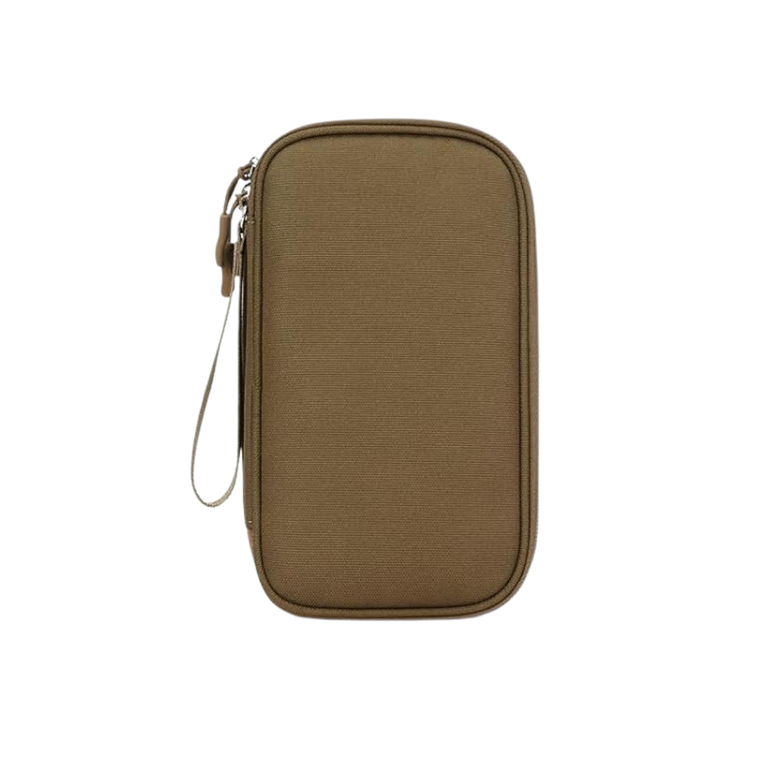 Travel Cable Organizer Pouch with Double Layer Water-Resistant Case